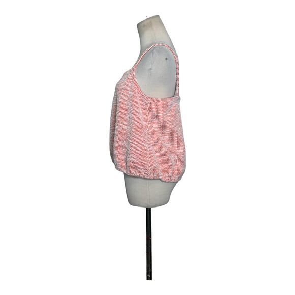 Loft orange textured fabric cami tank top size M - Picture 6 of 10